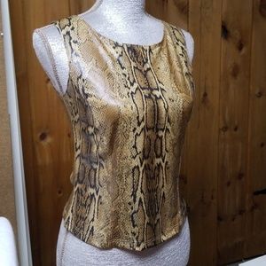 Vintage Animal Print Club Tank